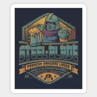 Steel Blade Lager Sticker
